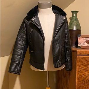 Leather (faux) Biker Jacket